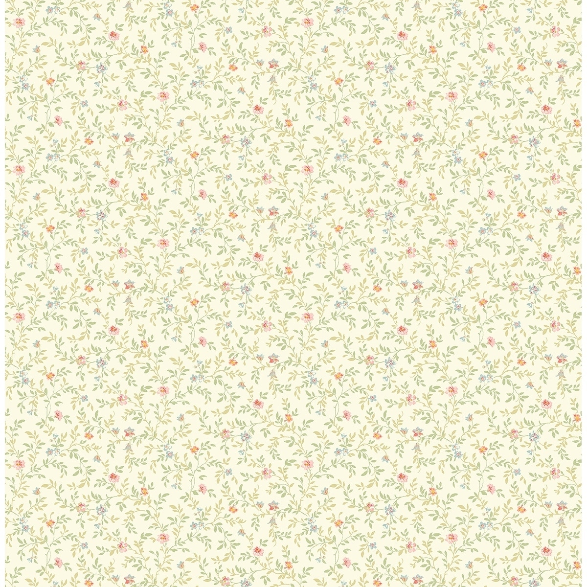 Metallic Small Floral Wallpaper, 32.81 feet long X 20.5 inchs Wide, Metallic  Pearl, Green, & Pink - On Sale - Bed Bath & Beyond - 30270707