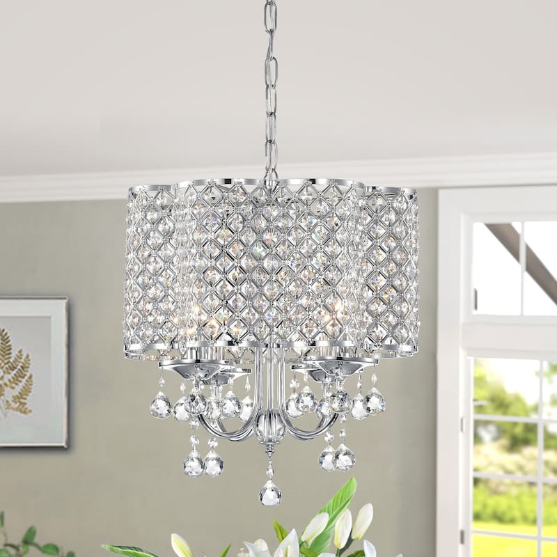 Silver Orchid Windsor Crystal Chandelier