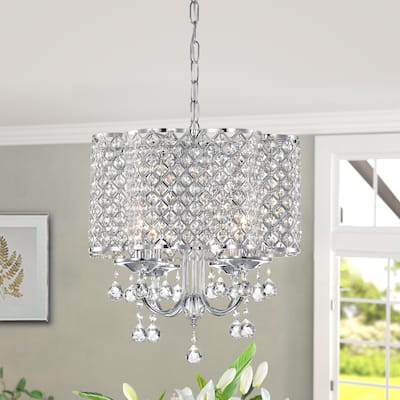 Silver Orchid Windsor Crystal Chandelier