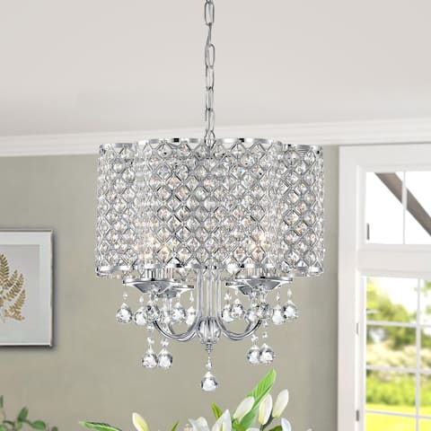 Silver Orchid Windsor Crystal Chandelier