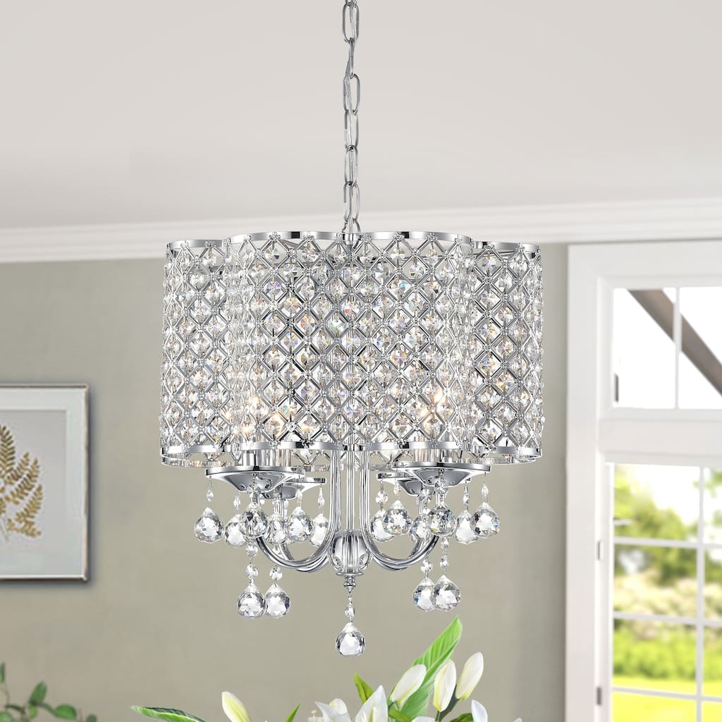 Silver Orchid Windsor Crystal Chandelier