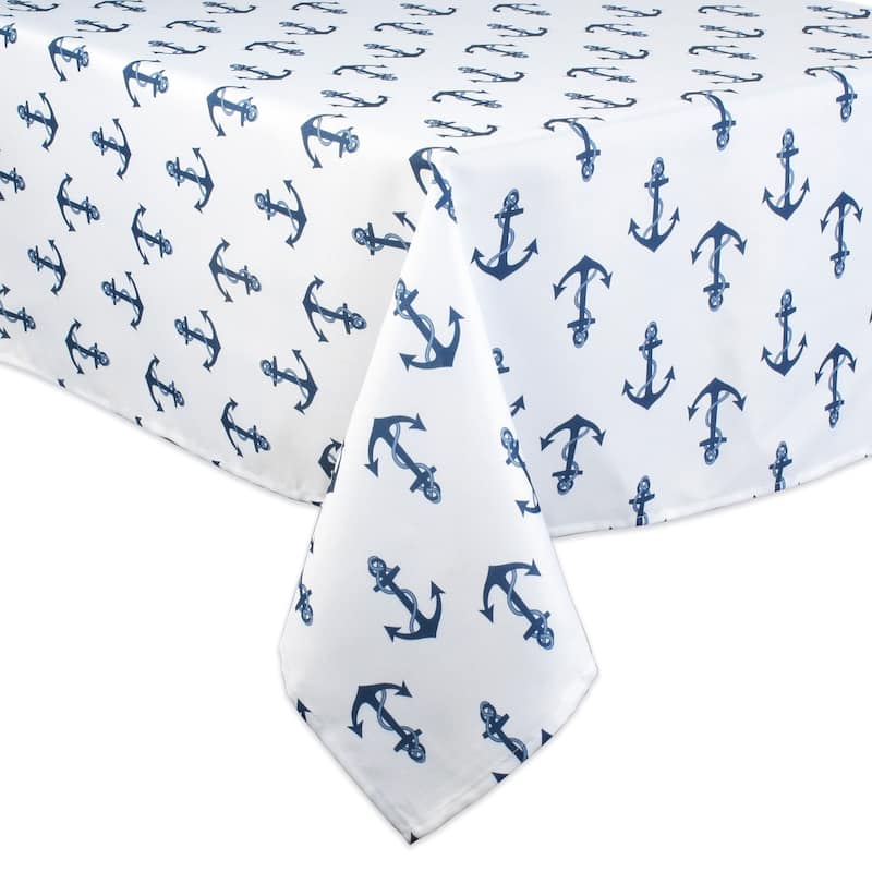 DII Anchors Print Outdoor Tablecloth 60x120