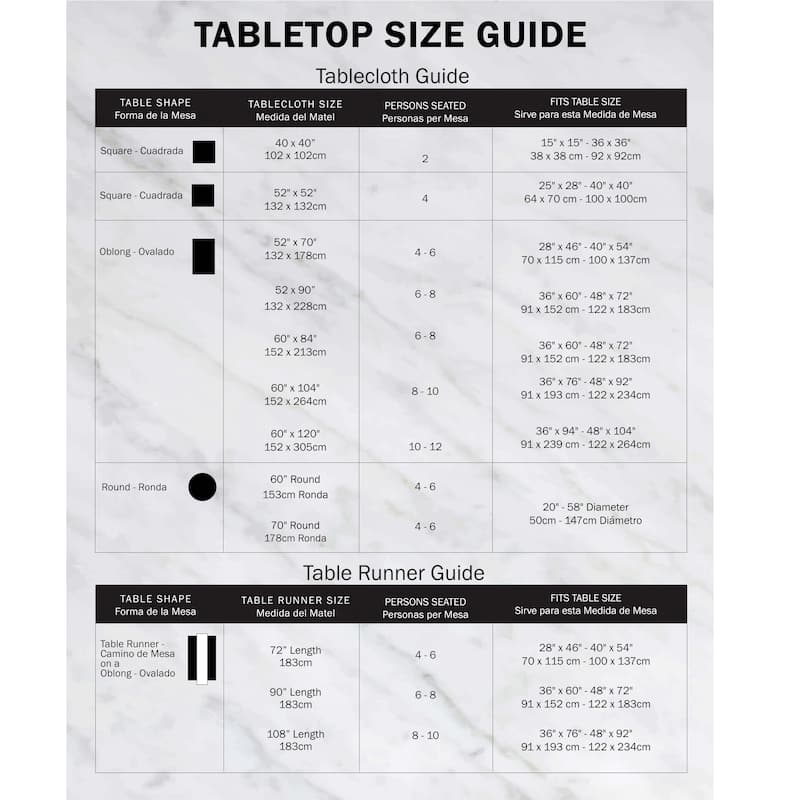 DII Anchors Print Outdoor Tablecloth 60x120