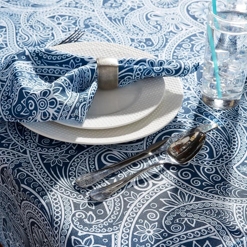DII Anchors Print Outdoor Tablecloth 60x120