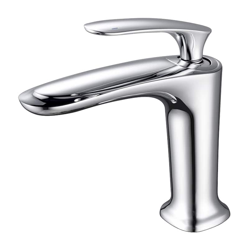 Brianna 7-inch Single Hole Bathroom Sink Faucet - Polished Chrome