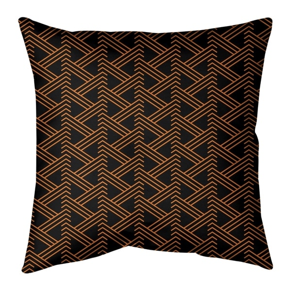 Festive Festive Zig Zag Pattern Floor Pillow - Standard