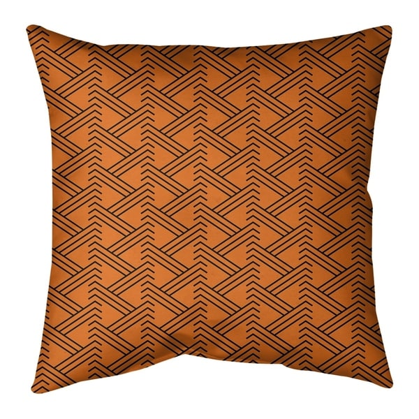 Festive Festive Zig Zag Pattern Pillow-Spun Polyester