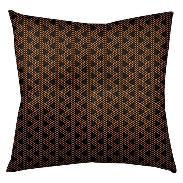 Festive Festive Zig Zag Pattern Floor Pillow - Square Tufted