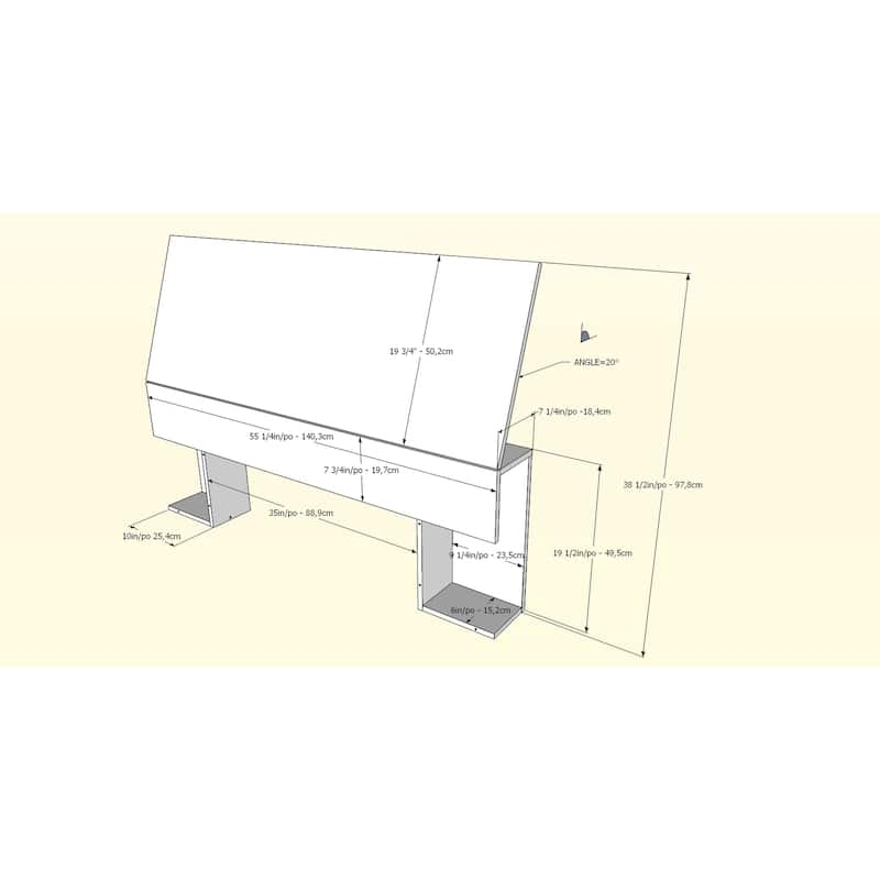 Nexera Solstice 3-Piece Bedroom Set, Walnut & White