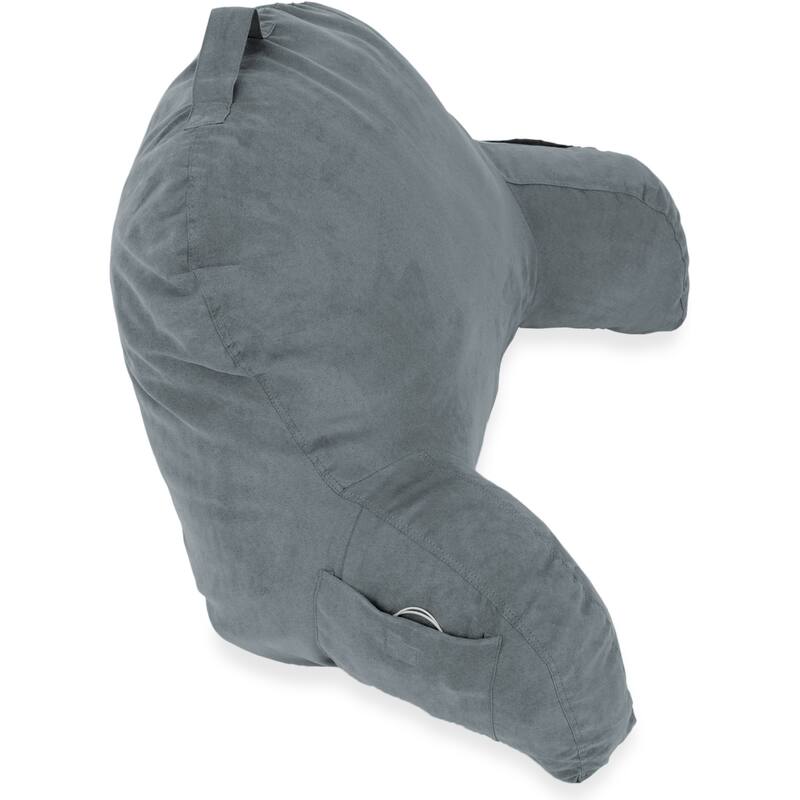 Microsuede Bed Rest - Reading and Bed Rest Lounger - Bed Pillow