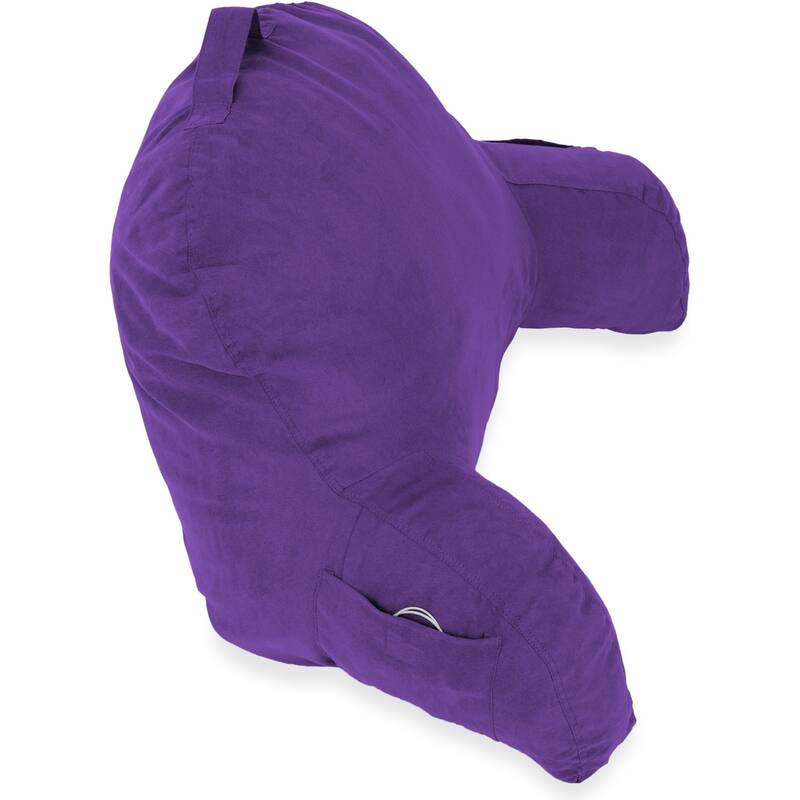 Microsuede Bed Rest - Reading and Bed Rest Lounger - Bed Pillow