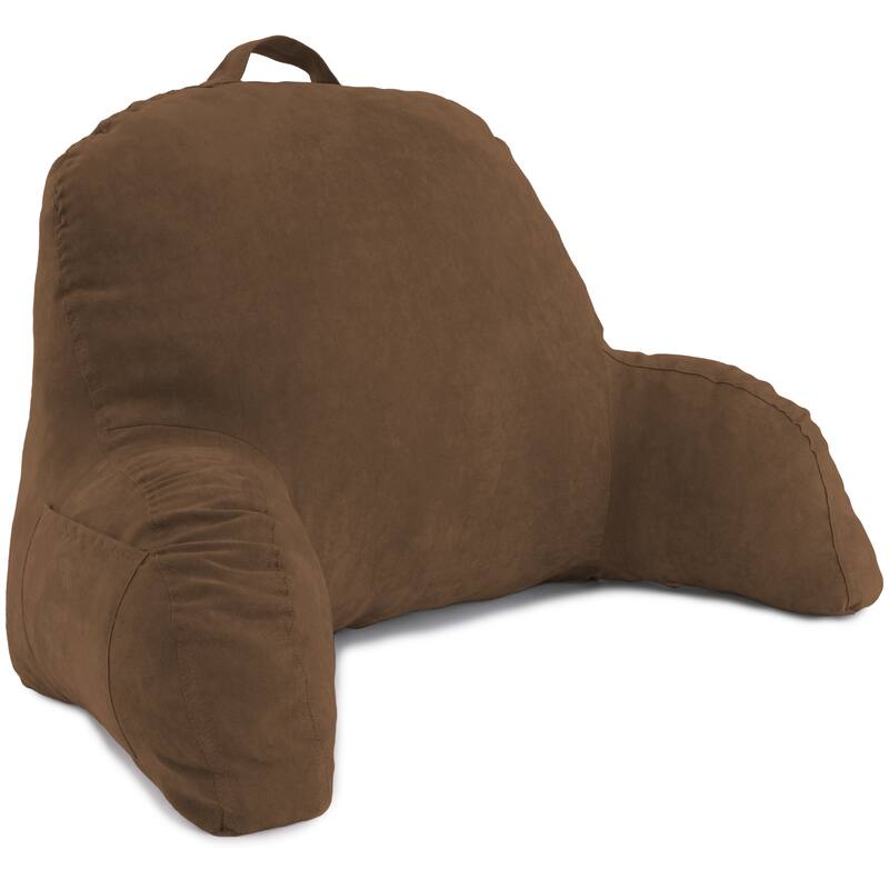 Microsuede Bed Rest - Reading and Bed Rest Lounger - Bed Pillow