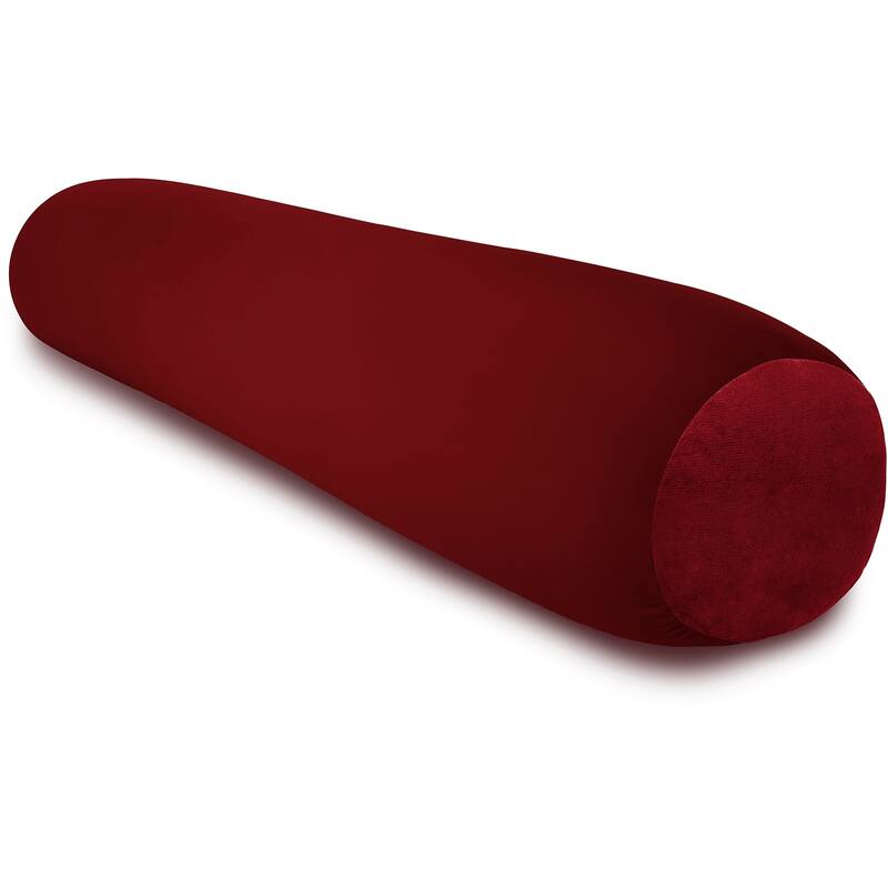 Mooshi Squishy Microbead Body Pillow - Hypoallergenic Bean Bag Pillow - Fun Bubbly Colors - Body Pillow - Cadet Grey