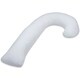 J-Shaped Full Body Pillow - Hypoallergenic Synthetic Fiber Fill - Body ...