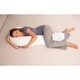 J-Shaped Full Body Pillow - Hypoallergenic Synthetic Fiber Fill - Body ...