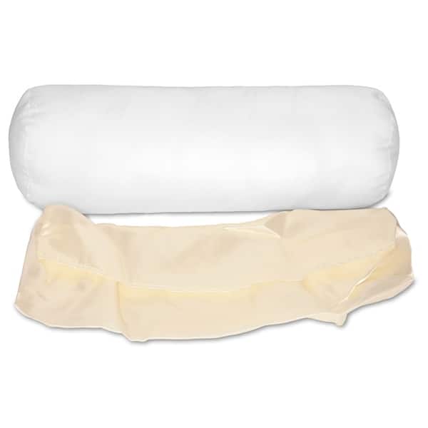 Shop Silk Satin Slip On Cover For Beauty Sleep Cervical Neck Roll