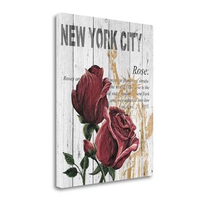 "New York Roses" By Alicia Soave, Fine Art Giclee Print on Gallery Wrap Canvas, Ready to Hang