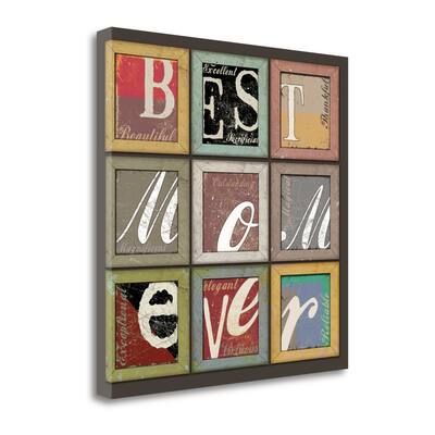 "Best Mom Ever" By Jim Baldwin, Fine Art Giclee Print on Gallery Wrap Canvas, Ready to Hang