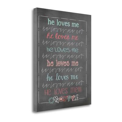 "He Love Me!!!" By Jo Moulton, Fine Art Giclee Print on Gallery Wrap Canvas, Ready to Hang
