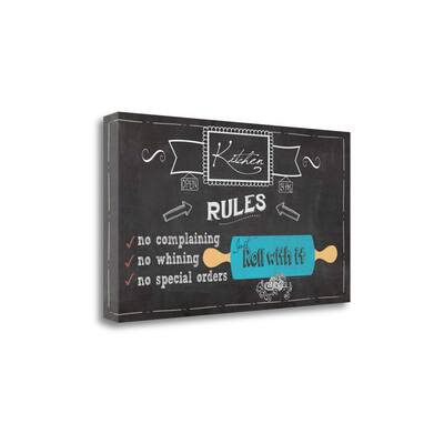 "Kitchen Rules" By Jo Moulton, Fine Art Giclee Print on Gallery Wrap Canvas, Ready to Hang