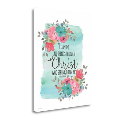 "All Things Thru Christ" By Jo Moulton, Fine Art Giclee Print on Gallery Wrap Canvas, Ready to Hang