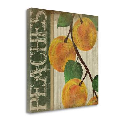"Peaches" By Jennifer Pugh, Fine Art Giclee Print on Gallery Wrap Canvas, Ready to Hang