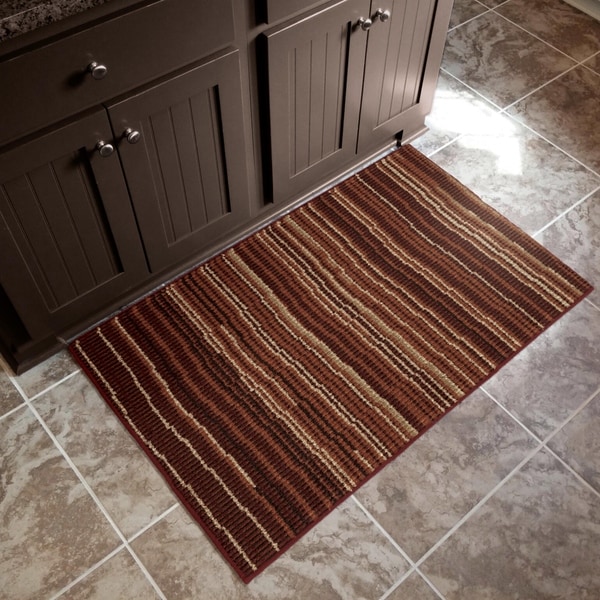 Orian American Heritage Beach Blanket Rouge Accent Rug (1'8" x 2'10") - 1'8" x 2'10"