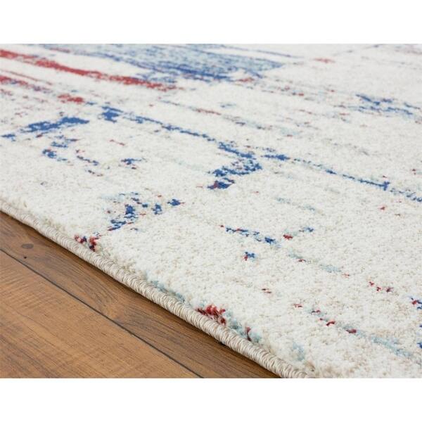 Shop Luxe Weavers Abstract Ivory Multi Colored Area Rug On Sale Overstock 30278302