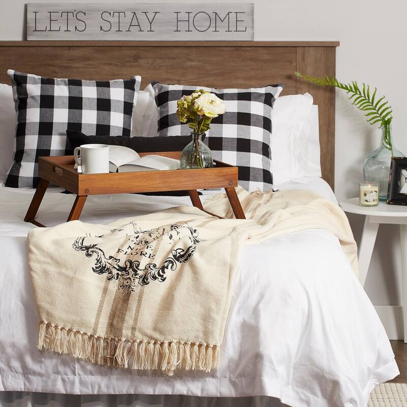 DII Botanical Printed Throw