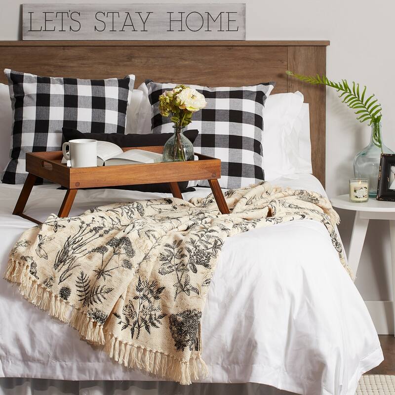DII Botanical Printed Throw