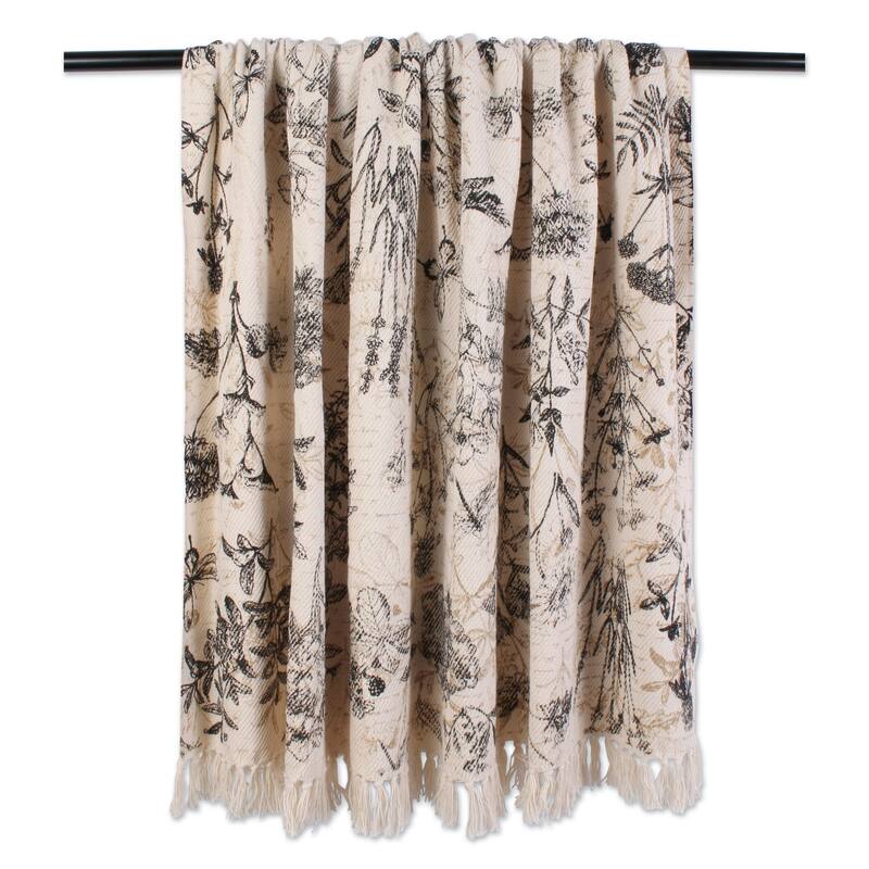 DII Botanical Printed Throw