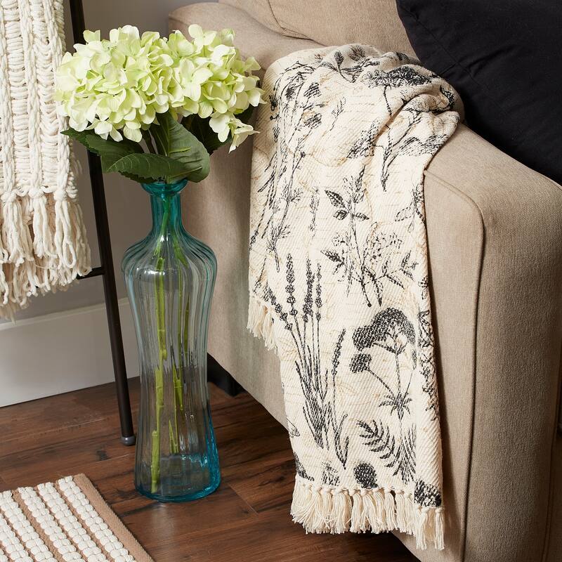 DII Botanical Printed Throw