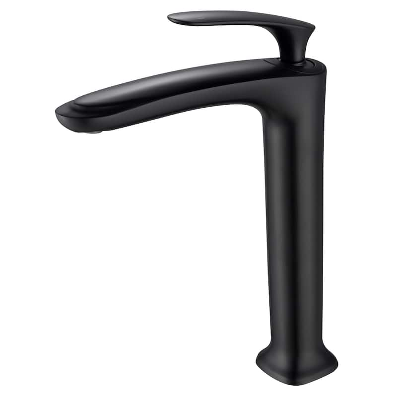 Brianna Single Handle 11-inch Bathroom Faucet - Matte Black