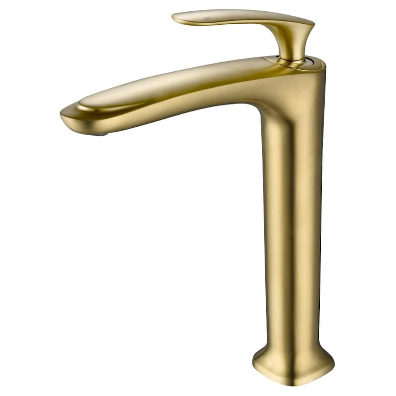 Brianna Single Handle 11-inch Bathroom Faucet - Brushed Gold