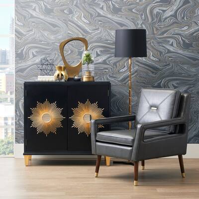 Buy Black Mirrored Transitional Buffets Sideboards China