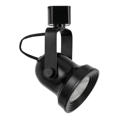 12 Watt Dimmable Integrated LED track Fixture-Black - N/A