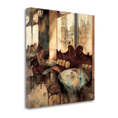 "El Real Cafe" By Noemi Martin, Fine Art Giclee Print on Gallery Wrap Canvas, Ready to Hang
