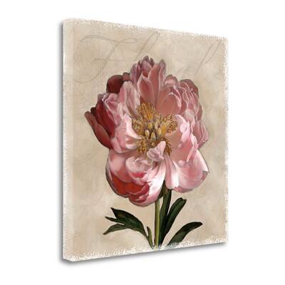 "Peony I" By Janel Pahl, Fine Art Giclee Print on Gallery Wrap Canvas, Ready to Hang