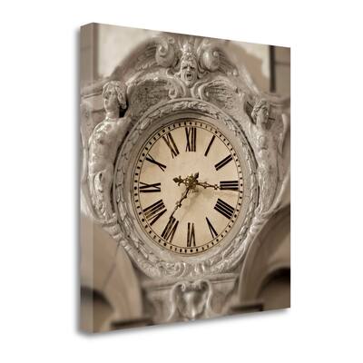 "Il Grande Orologio - 2 Color" By Alan Blaustein, Giclee on Gallery Wrap Canvas