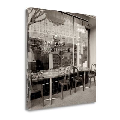 "Mara's Caffe - 1" By Alan Blaustein, Fine Art Giclee Print on Gallery Wrap Canvas, Ready to Hang