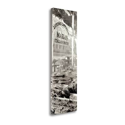 "San Francisco Cafe Pano - 2" By Alan Blaustein, Giclee on Gallery Wrap Canvas