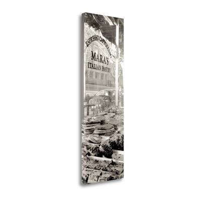"San Francisco Cafe Pano - 2" By Alan Blaustein, Giclee on Gallery Wrap Canvas