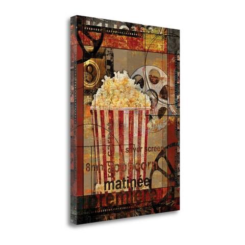 "Movie Popcorn" By Eric Yang, Fine Art Giclee Print on Gallery Wrap Canvas, Ready to Hang