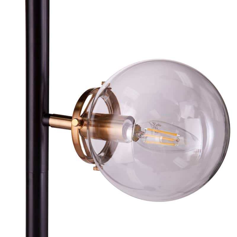 SEI Furniture Boltonly Contemporary 3-Light Globe Floor Lamp