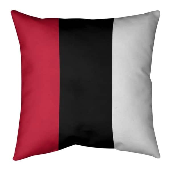 Atlanta Atlanta Throwback Football Stripes Pillow (Indoor/Outdoor ...