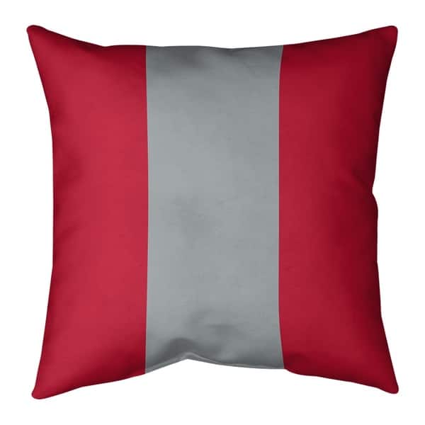 Atlanta Atlanta Throwback Football Stripes Pillow (w/Rmv Insert)-Spun ...