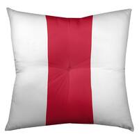 Atlanta Atlanta Throwback Football Stripes Floor Pillow - Square Tufted 