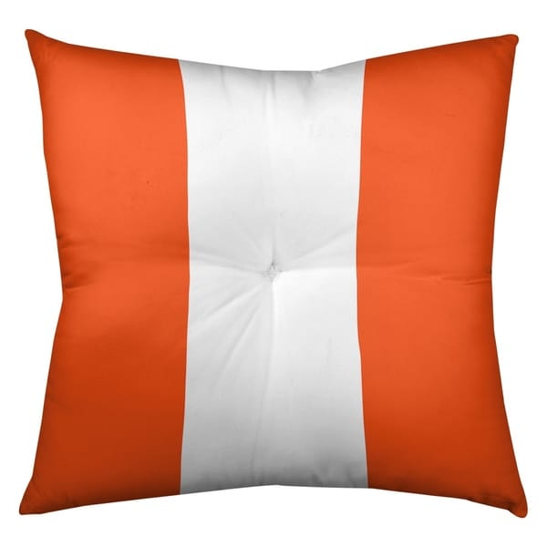 Cincinnati Cincinnati Football Stripes Floor Pillow - Square Tufted