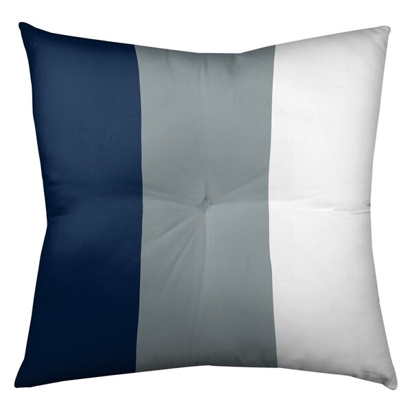 Dallas Dallas Football Stripes Floor Pillow - Square Tufted