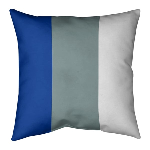 Dallas Dallas Football Stripes Pillow (Indoor/Outdoor)